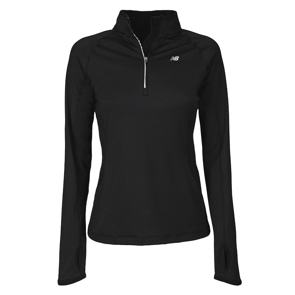 Womens New Balance Megaheat Competitor Long Sleeve 1/2 Zip Technical Tops