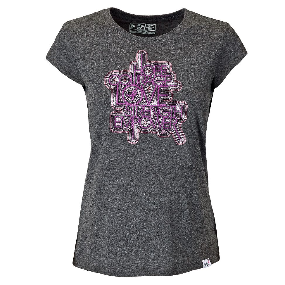 Womens New Balance Courage Tee Short Sleeve Technical Tops
