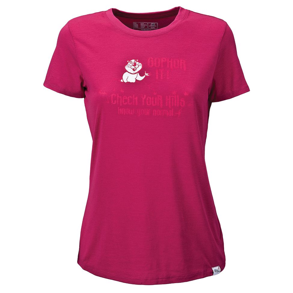 Womens New Balance Gopher Tee Short Sleeve Technical Tops