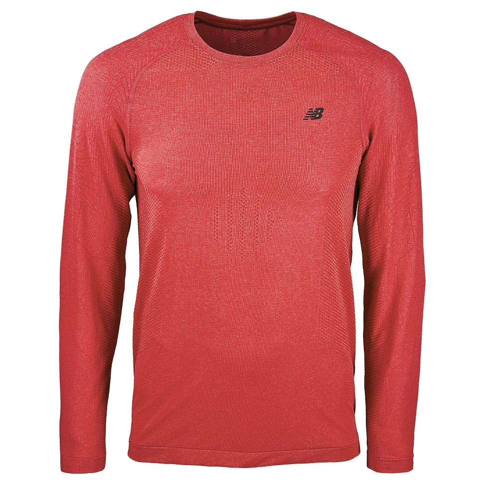 Mens New Balance NBX Minimus Long Sleeve No Zip Technical Tops