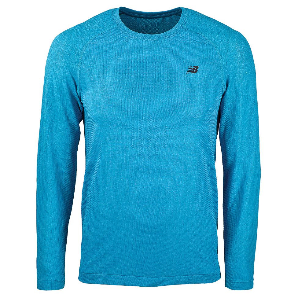 Mens New Balance NBX Minimus Long Sleeve No Zip Technical Tops