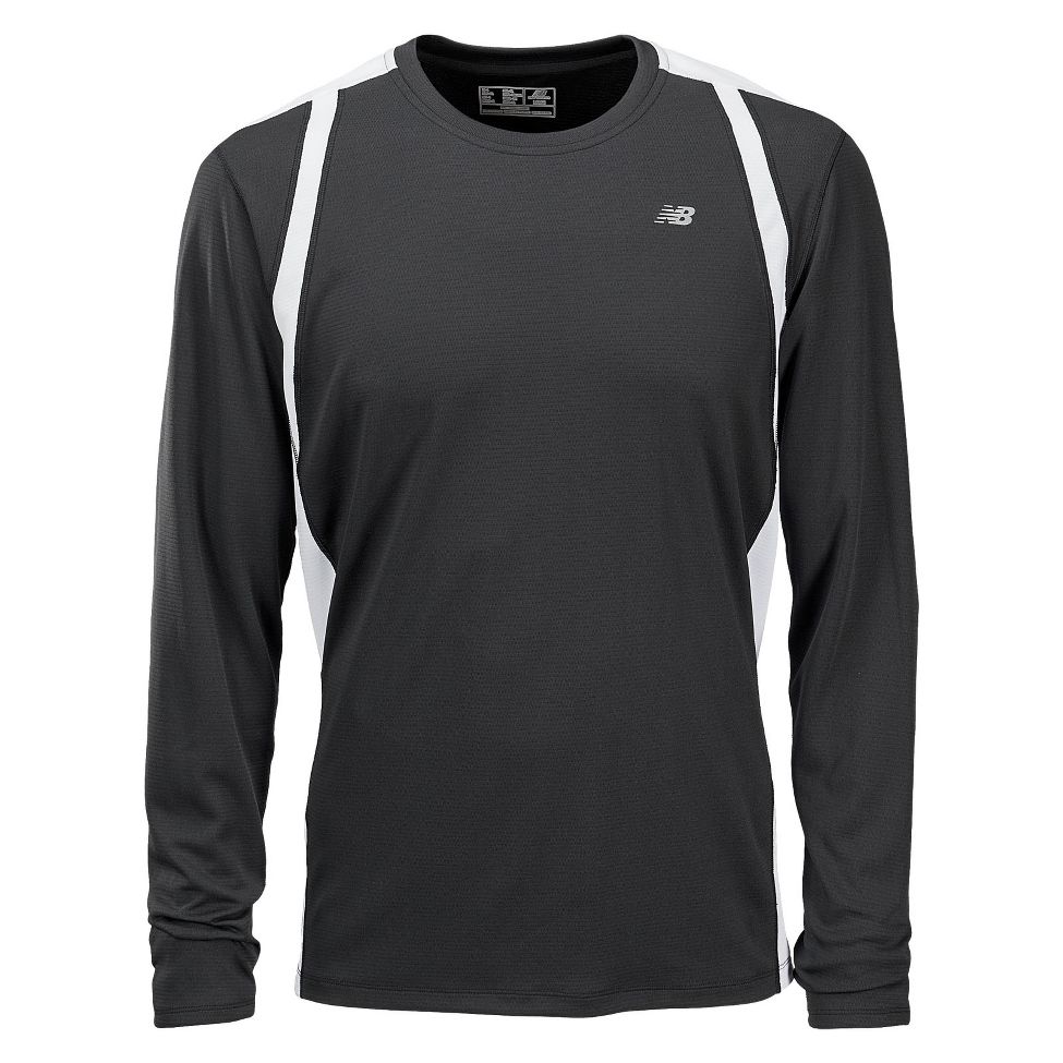 Mens New Balance NP Long Sleeve No Zip Technical Tops