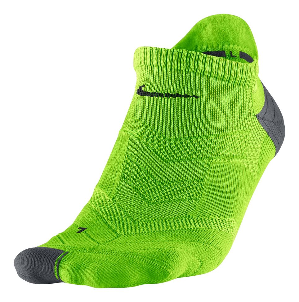 Nike Elite Running Cushion No Show Tab Single Socks