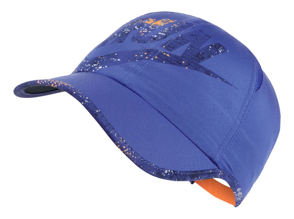 Womens Nike Run Swoosh Printed Featherlight Cap Headwear