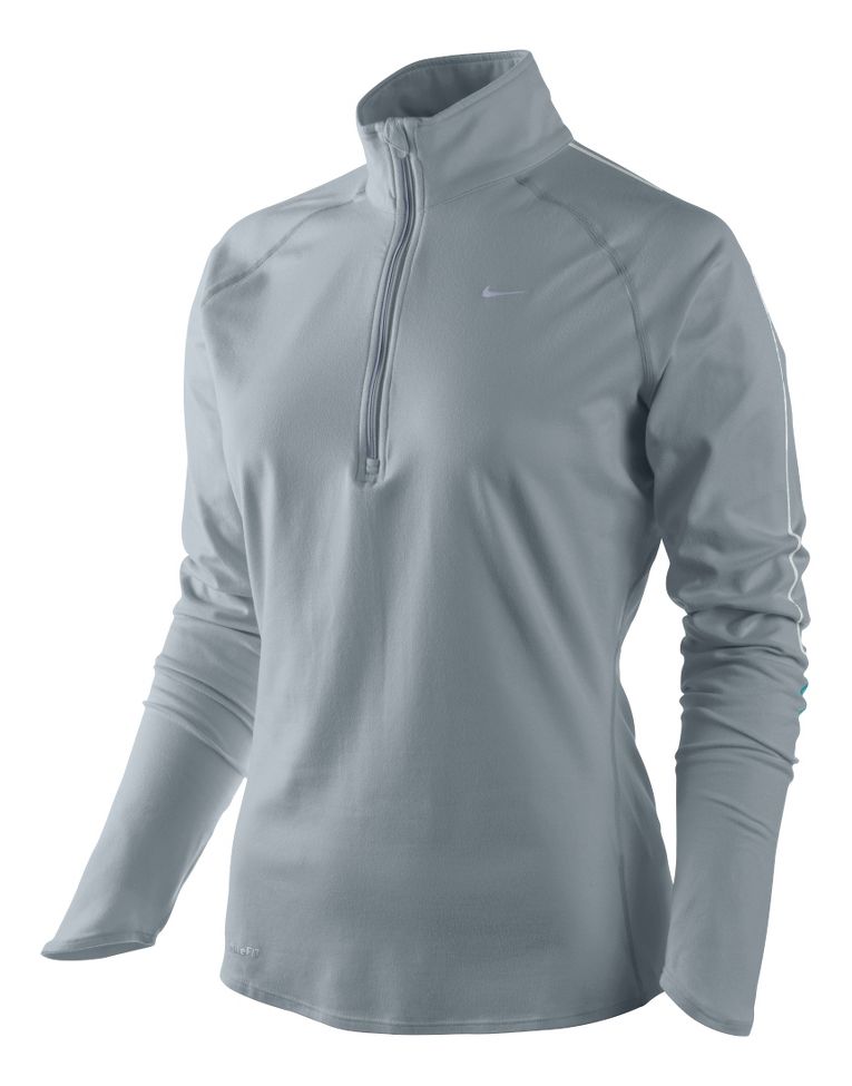 Womens Nike Soft Hand Half Zip Long Sleeve Technical Tops