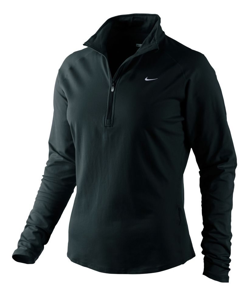 Womens Nike Soft Hand Half Zip Long Sleeve Technical Tops