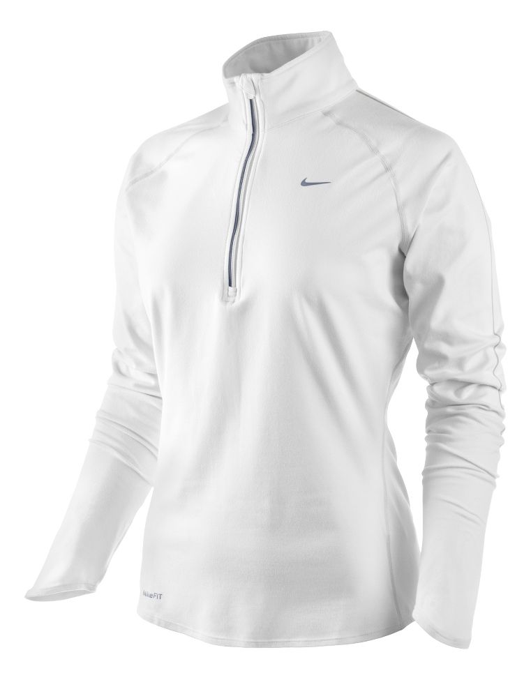 Womens Nike Plus Essentials Soft Hand Long Sleeve 1/2 Zip Technical Tops