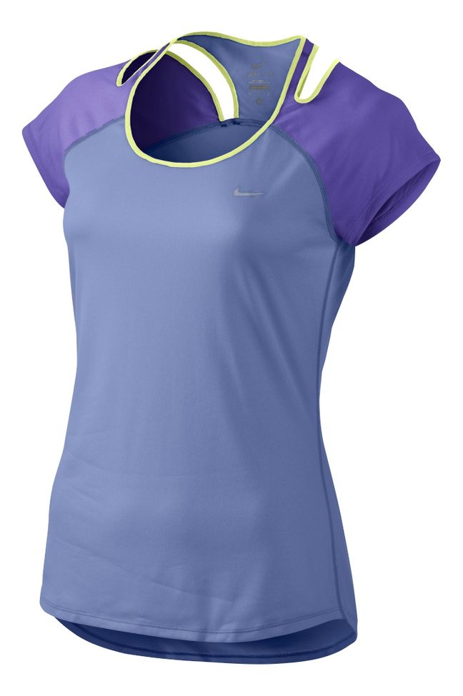 Womens Nike Relay Short Sleeve Technical Tops