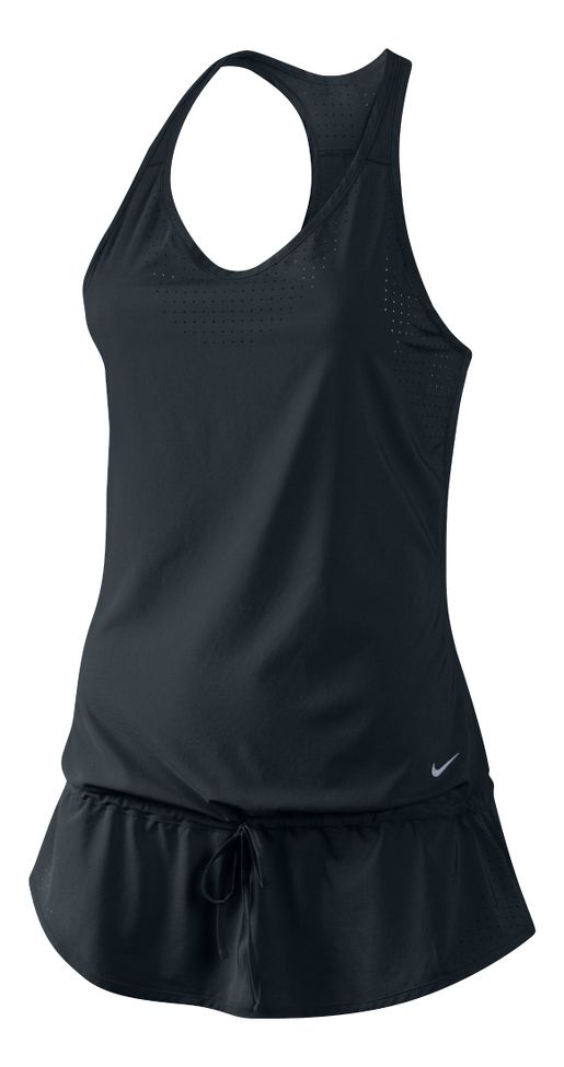 Womens Nike Running Dress Tanks Technical Tops
