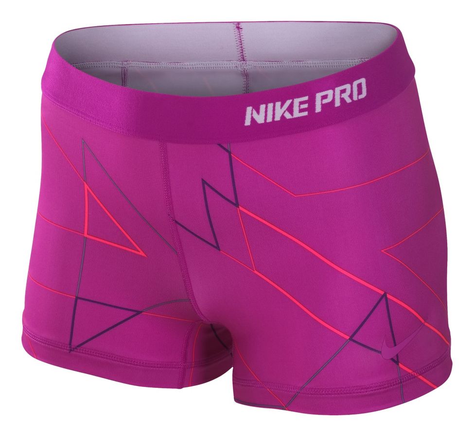 Womens Nike Core 2.5" Comp Sublimated Fitted Shorts