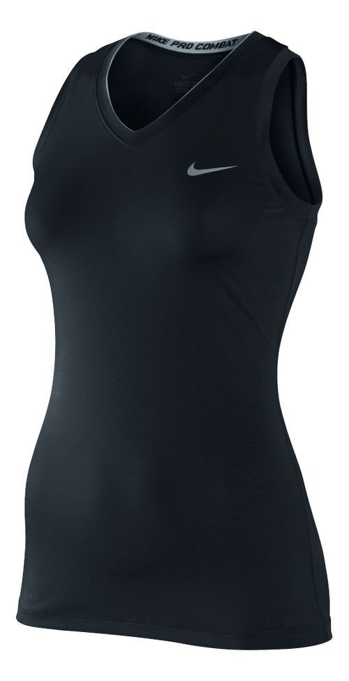 Womens Nike Pro Sleeveless V Neck II Technical Tops