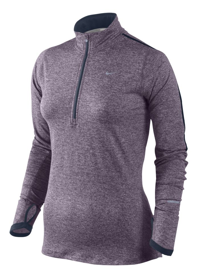 Womens Nike Element Long Sleeve 1/2 Zip Technical Tops