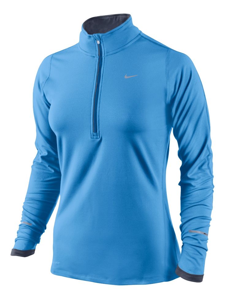 Womens Nike Element Long Sleeve 1/2 Zip Technical Tops