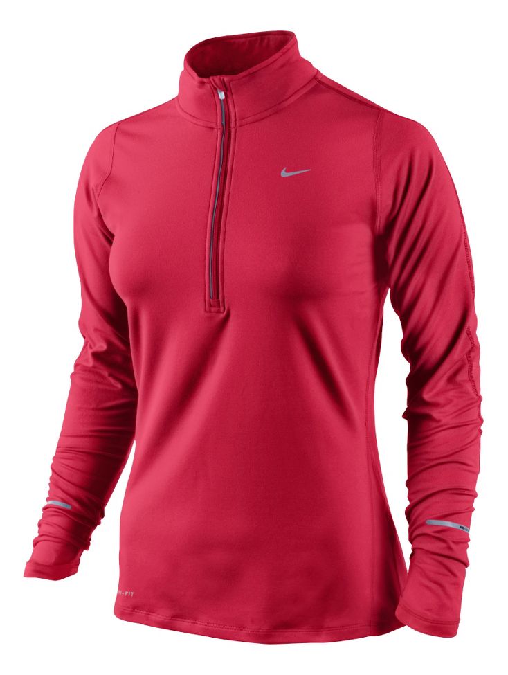 Womens Nike Element Long Sleeve 1/2 Zip Technical Tops