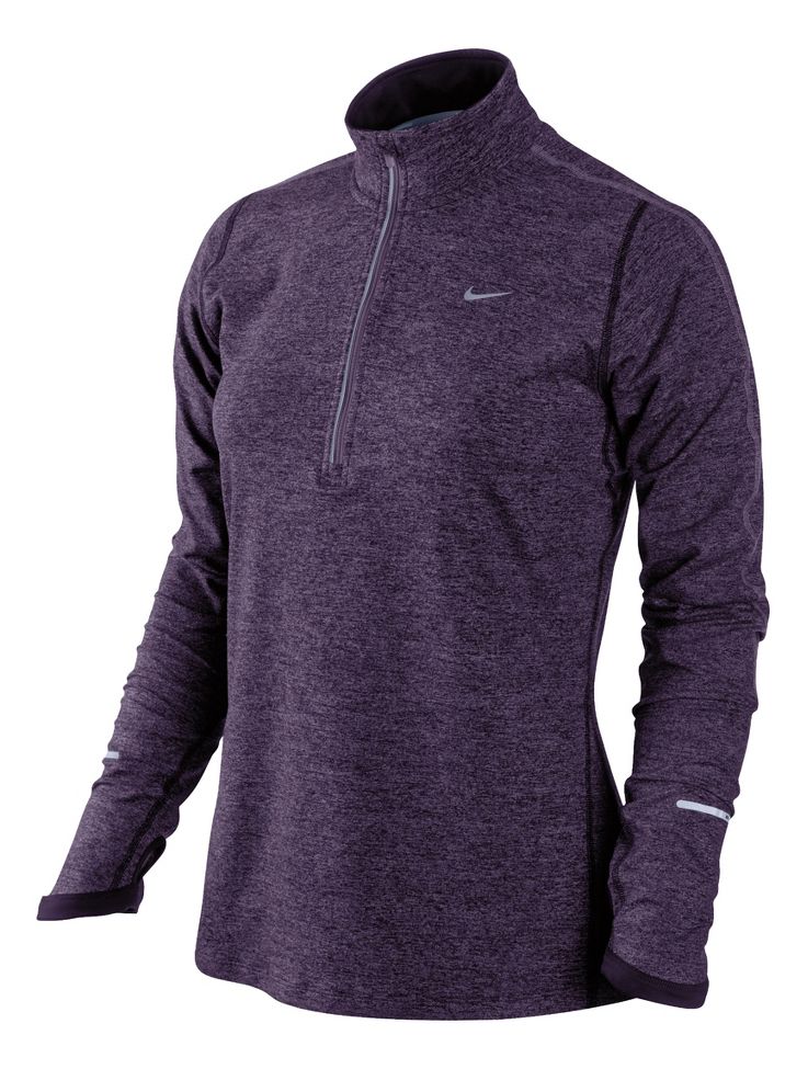 Womens Nike Element Long Sleeve 1/2 Zip Technical Tops
