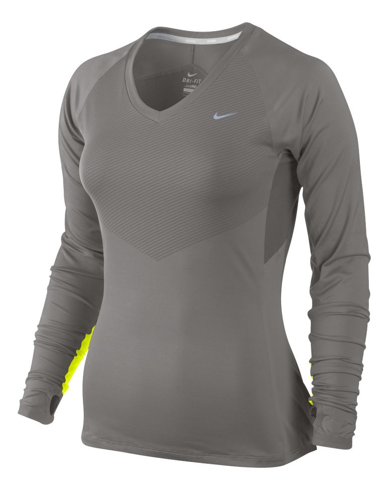 Womens Nike Speed Long Sleeve No Zip Technical Tops