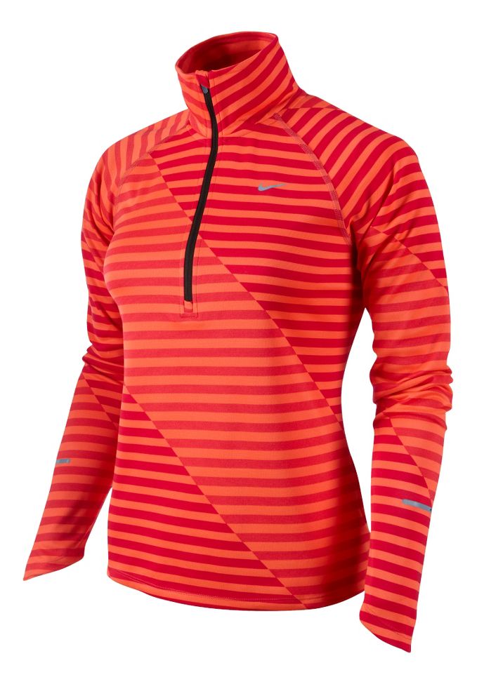 Womens Nike Element Jacquard Half Zip Long Sleeve Technical Tops