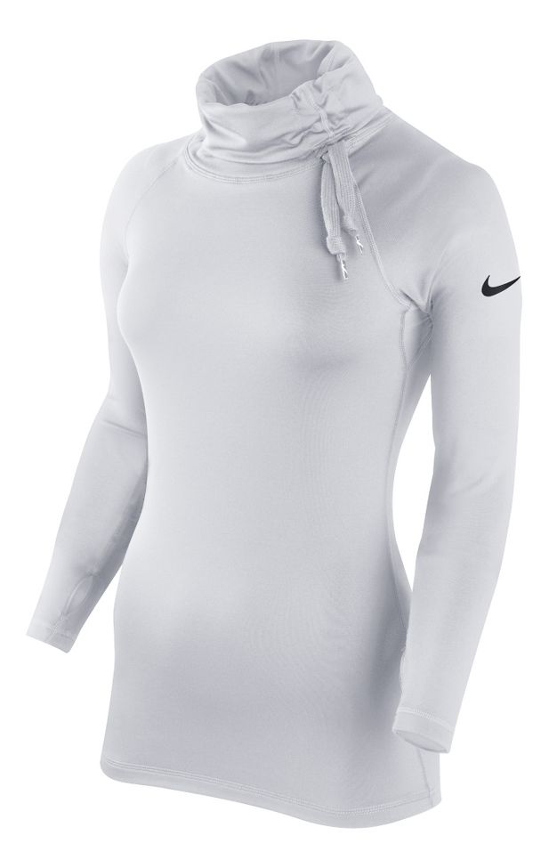Womens Nike Pro Hyperwarm Hybrid Top Long Sleeve No Zip Technical Tops