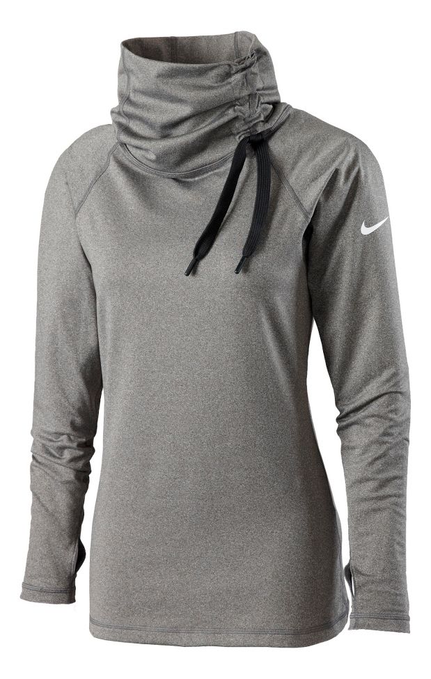 Womens Nike Pro Hyperwarm Hybrid Top Long Sleeve No Zip Technical Tops