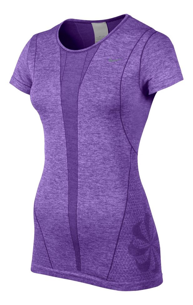 Womens Nike Seamless Short Sleeve Technical Tops