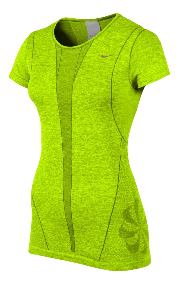 Womens Nike Seamless Short Sleeve Technical Tops