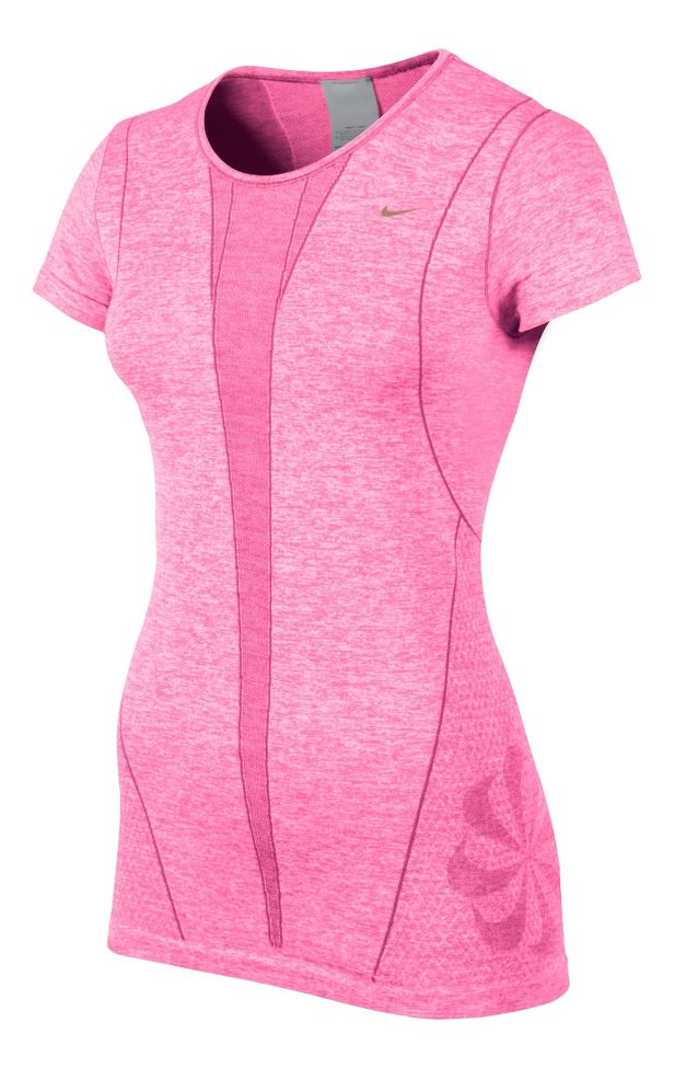 Womens Nike Seamless Short Sleeve Technical Tops