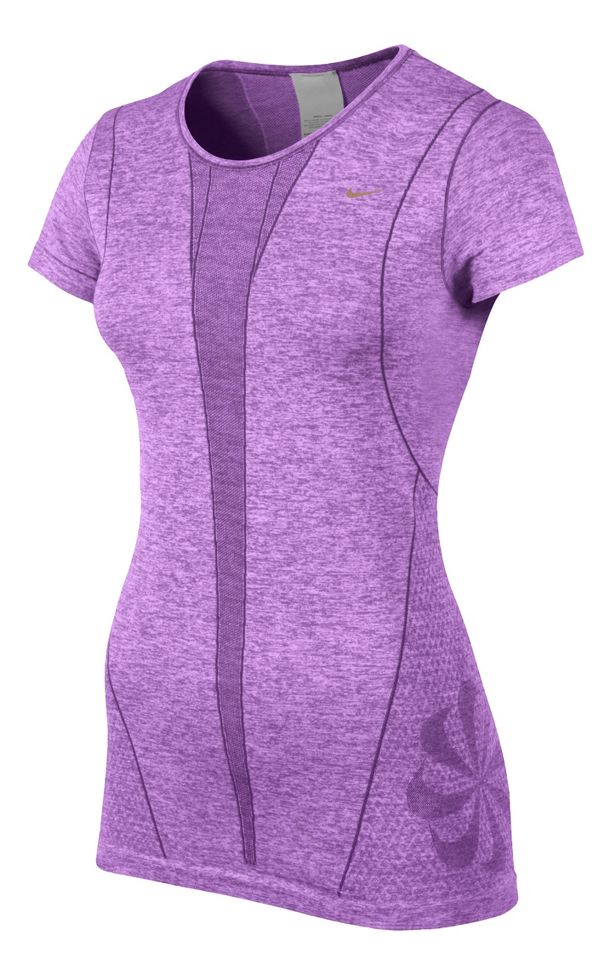 Womens Nike Seamless Short Sleeve Technical Tops