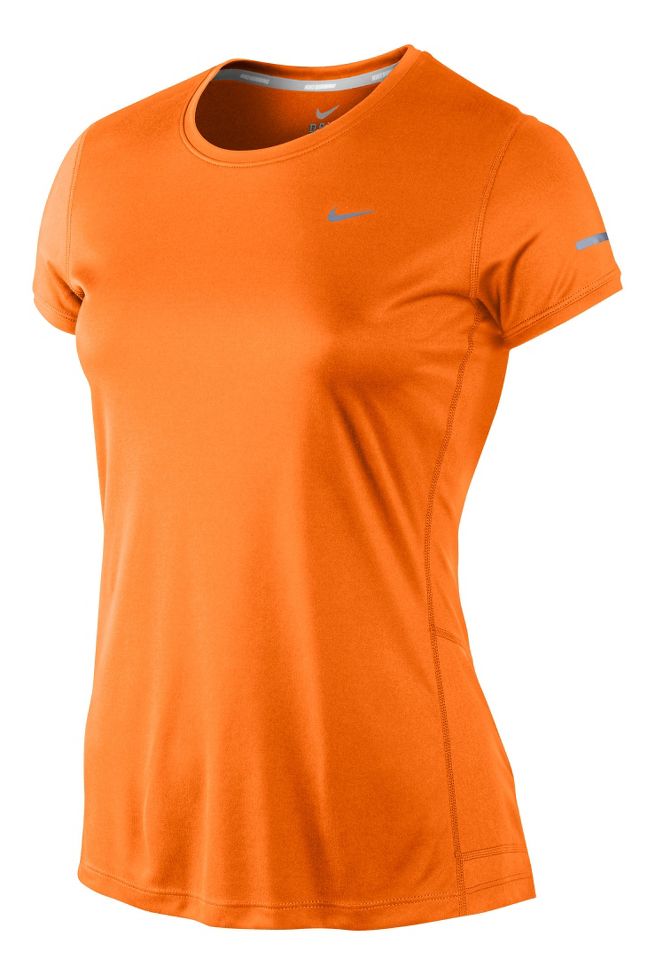 Womens Nike Miler Crew Top Short Sleeve Technical Tops