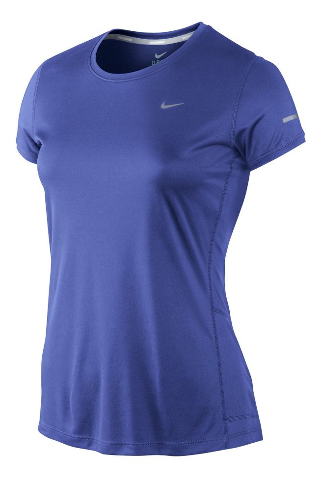 Womens Nike Miler Crew Top Short Sleeve Technical Tops