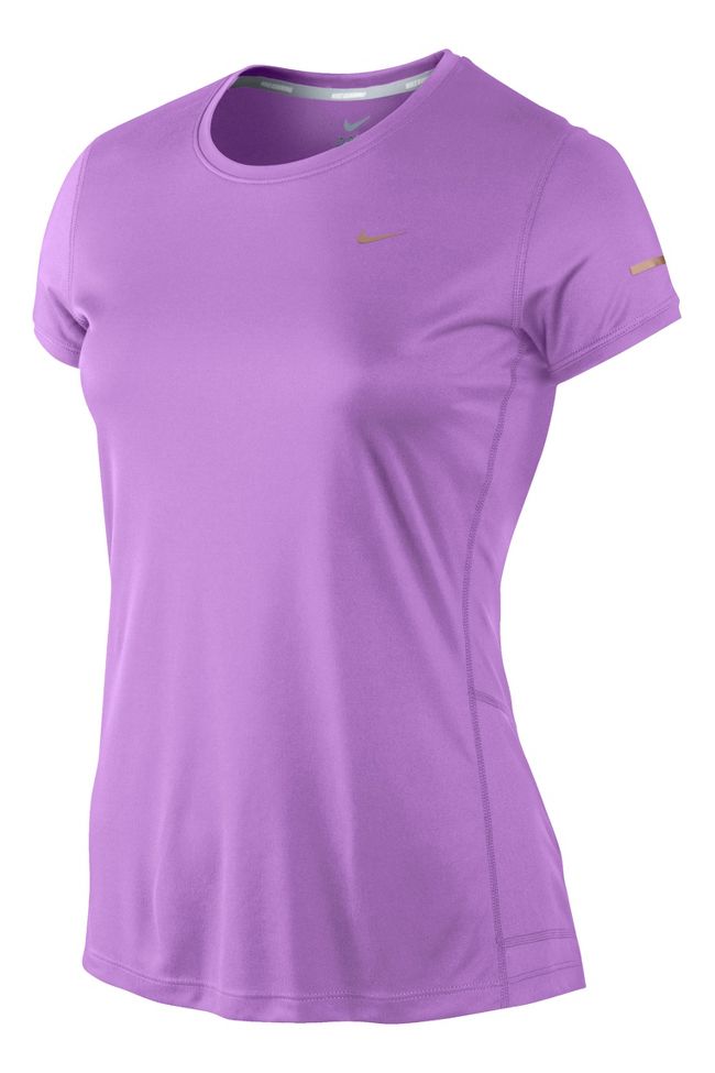 Womens Nike Miler Crew Top Short Sleeve Technical Tops