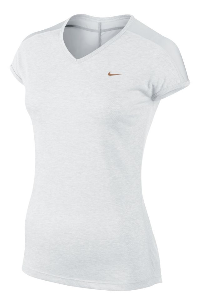 Womens Nike Dri-FIT Touch Tailwind Short Sleeve Technical Tops