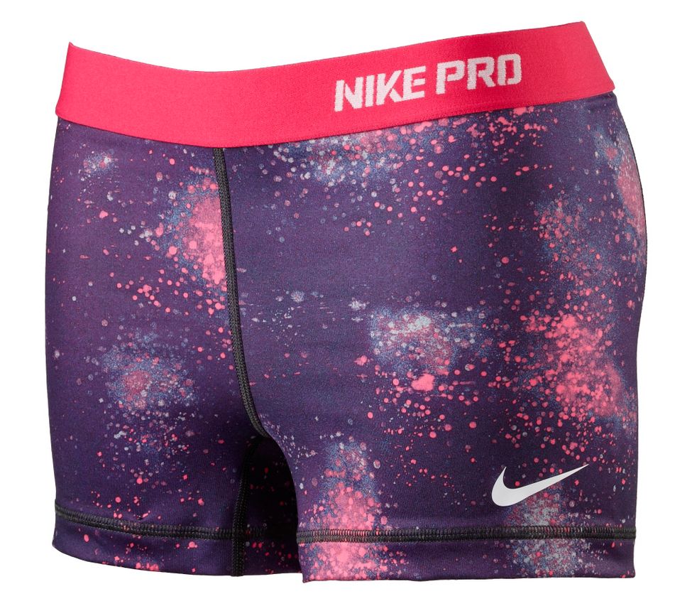 Womens Nike Pro Print 2.5" Core Fitted Shorts