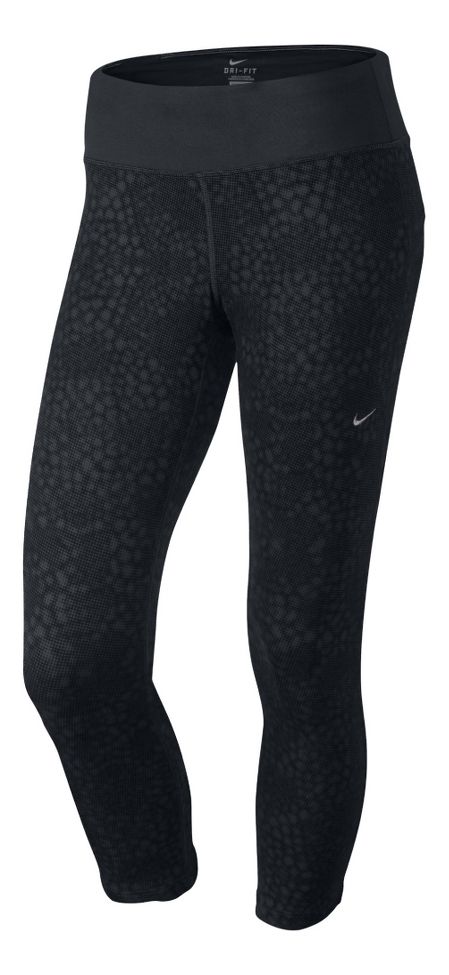 Womens Nike Epic Run Printed Crop Capri Tights