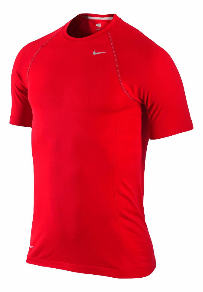 Mens Nike Pacer Seamless Short Sleeve Top Short Sleeve Technical Tops