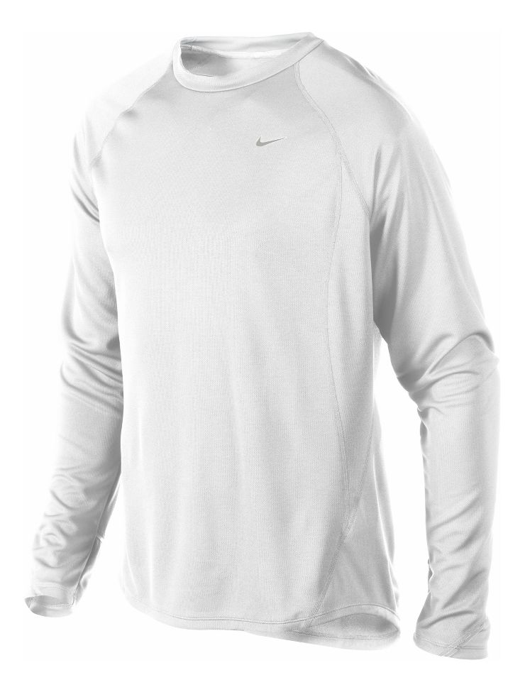 Mens Nike Essentials UV Long Sleeve No Zip Technical Tops