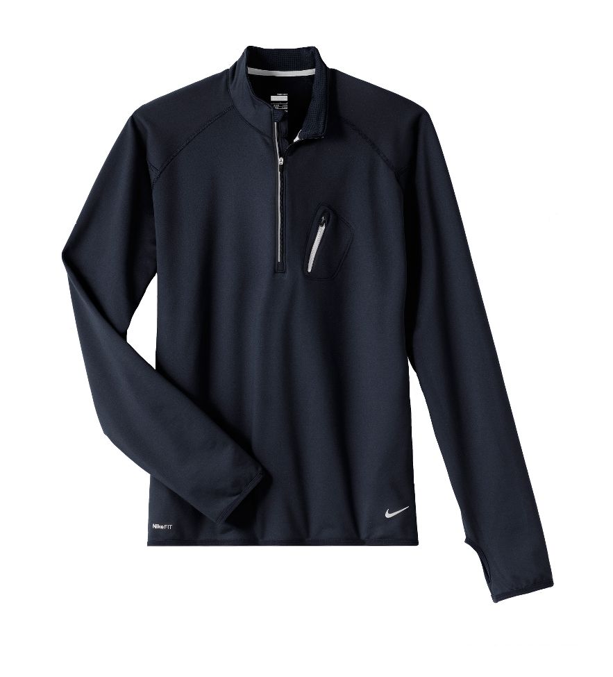 Mens Nike Cold WeatherMens Nike Cold Weather Thermal Long Sleeve 1/2 Zip Technical Tops