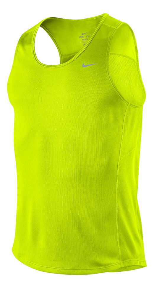 Mens Nike Miler Singlet Technical Tops