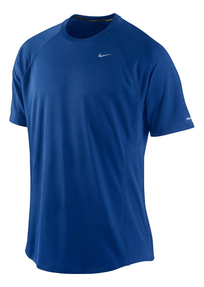 Mens Nike Miler UV Short Sleeve Technical Tops