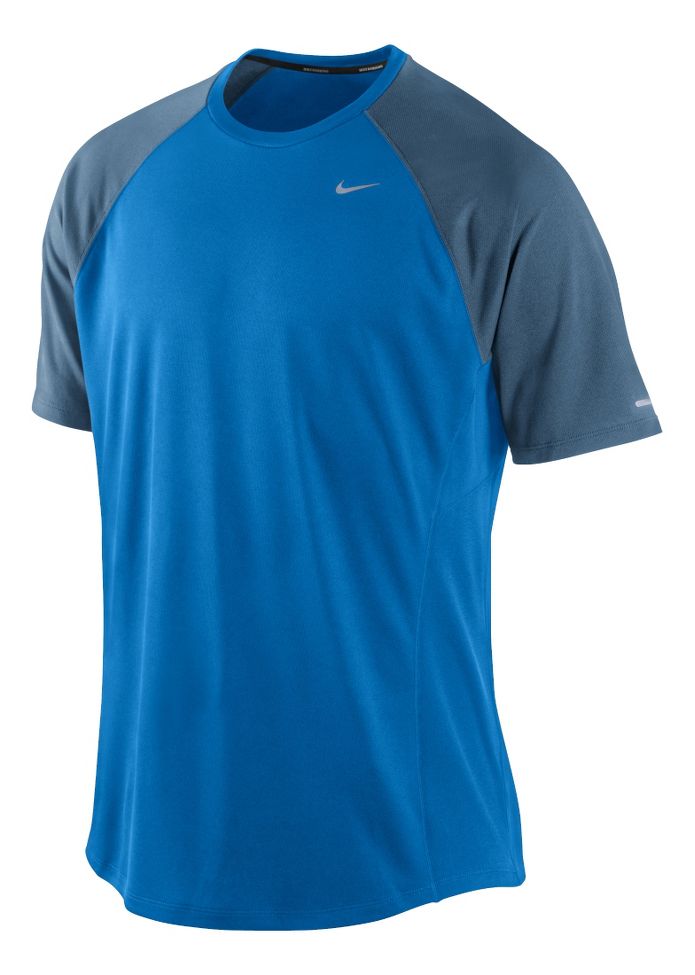 Mens Nike Miler UV Short Sleeve Technical Tops