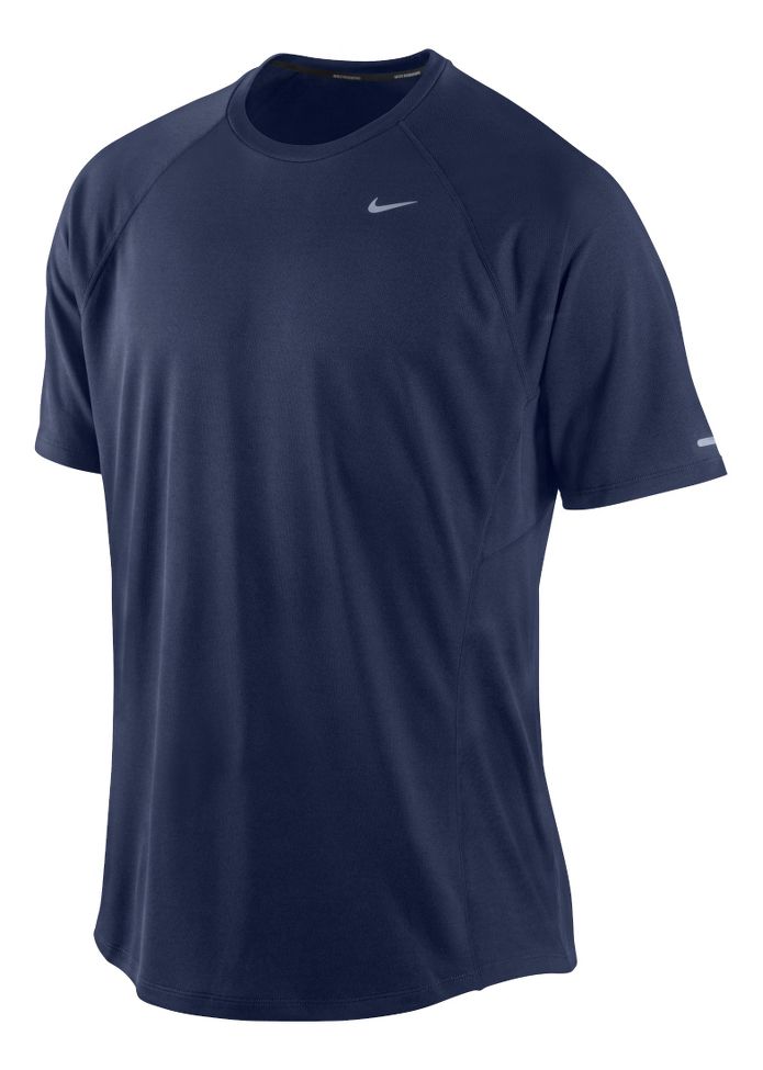 Mens Nike Miler UV Short Sleeve Technical Tops