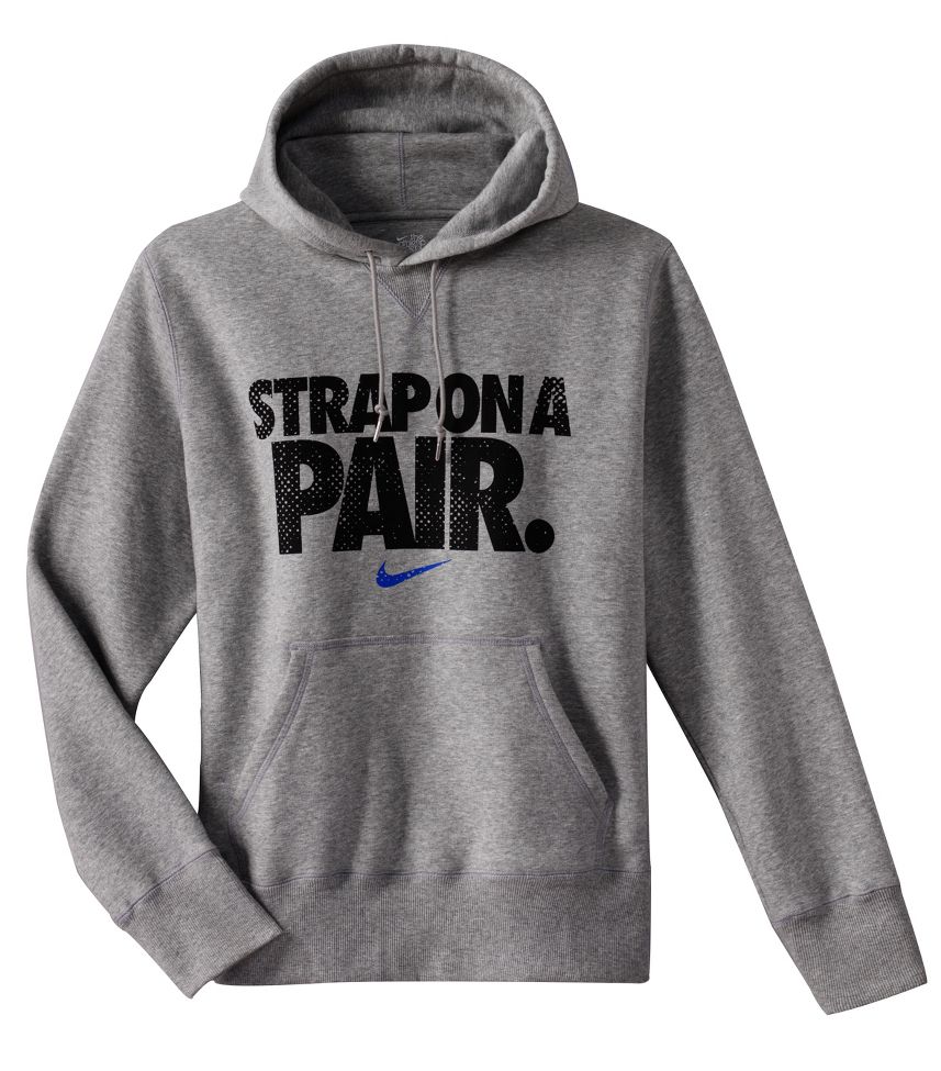 Mens Nike Strap On A Pair Hoody Long Sleeve No Zip Technical Tops
