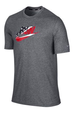 Mens Nike Cruiser Run Swoosh Flag Short Sleeve Technical Tops