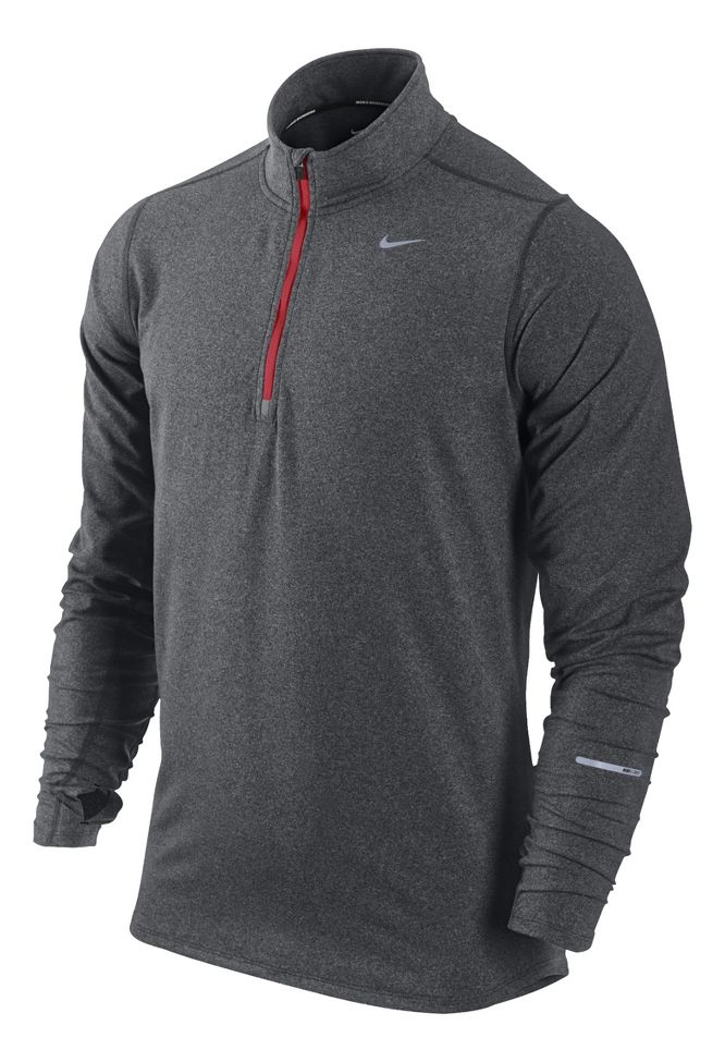 Mens Nike Element Long Sleeve 1/2 Zip Technical Tops