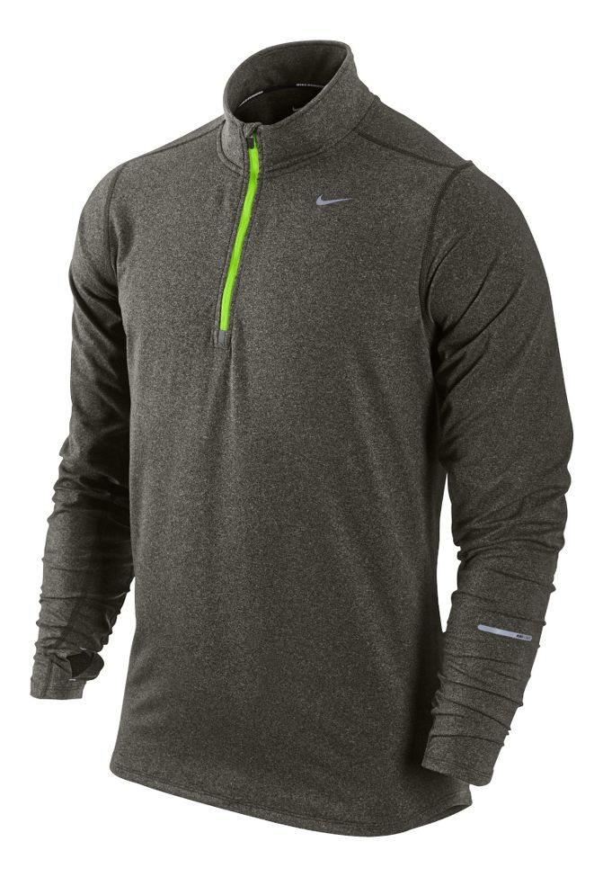 Mens Nike Element Long Sleeve 1/2 Zip Technical Tops