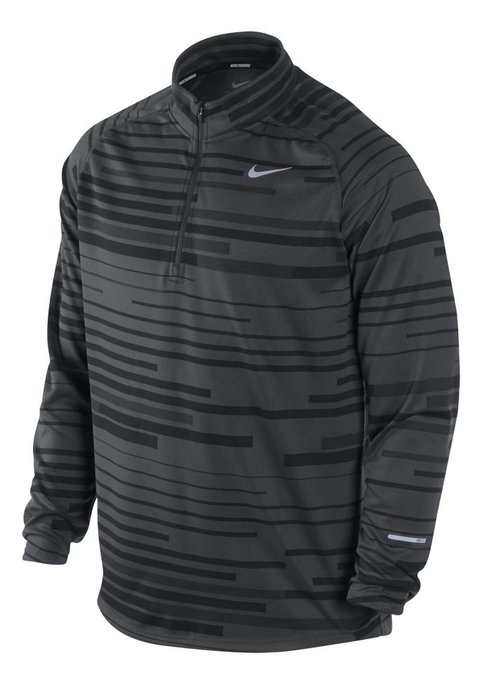 Mens Nike Element Jacquard Long Sleeve 1/2 Zip Technical Tops