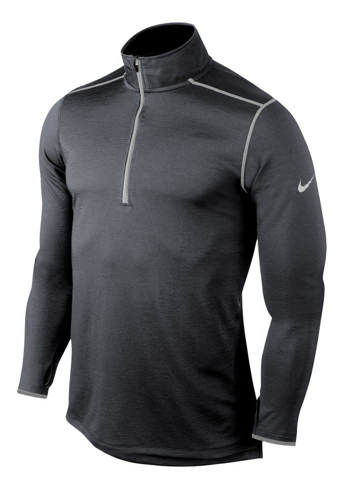 Mens Nike Wool Long Sleeve 1/2 Zip Technical Tops