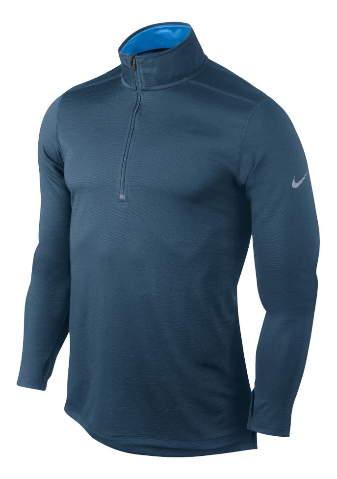Mens Nike Wool Long Sleeve 1/2 Zip Technical Tops