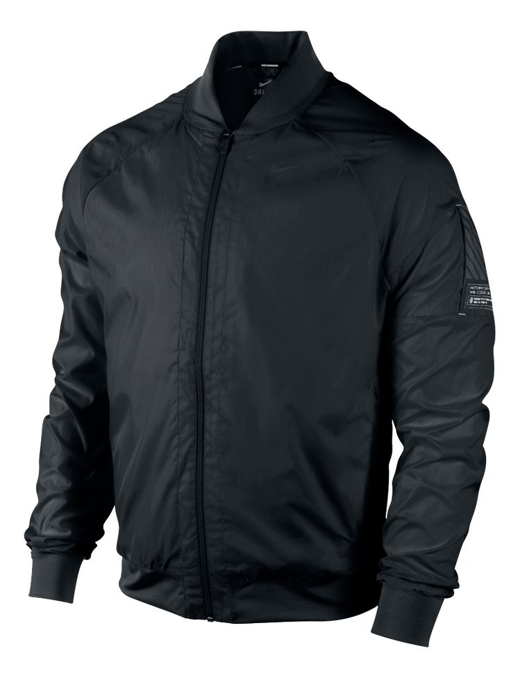 Mens Nike Bomber Warm-Up Unhooded Jackets