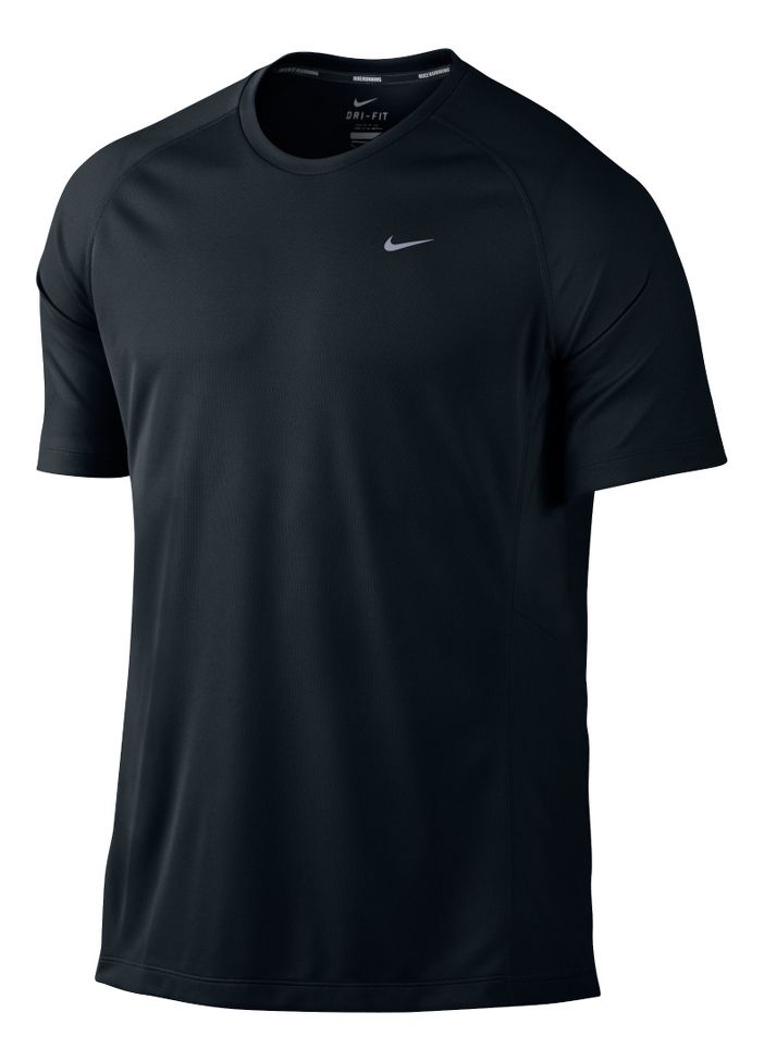 Mens Nike Miler UV Short Sleeve Technical Tops