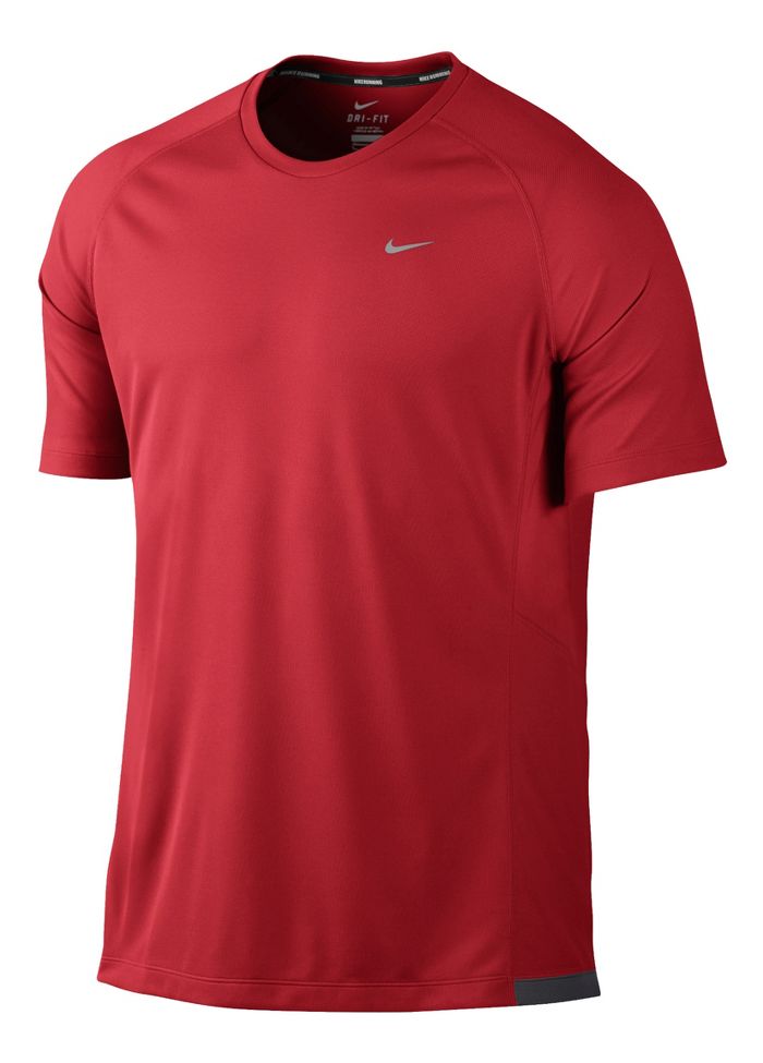 Mens Nike Miler UV Short Sleeve Technical Tops